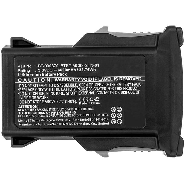 Compatible with Motorola BTRY-MC32-01-01 Battery Synergy Digital Barcode Scanner Battery Ultra Hi-Capacity Works with Zebra BTRY-MC32-52MA-10 Barcode Scanner, Li-Ion, 3.7V, 4800 mAh 
